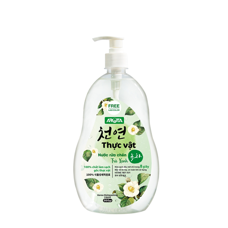 Nước rửa chén thực vật Arota Trà xanh